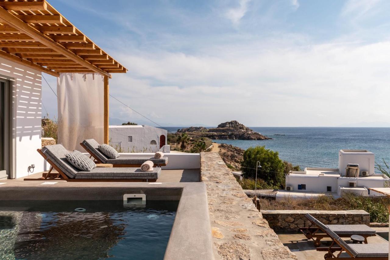 Trinity Mykonos - Beachfront Villa Platys Gialos  Dış mekan fotoğraf