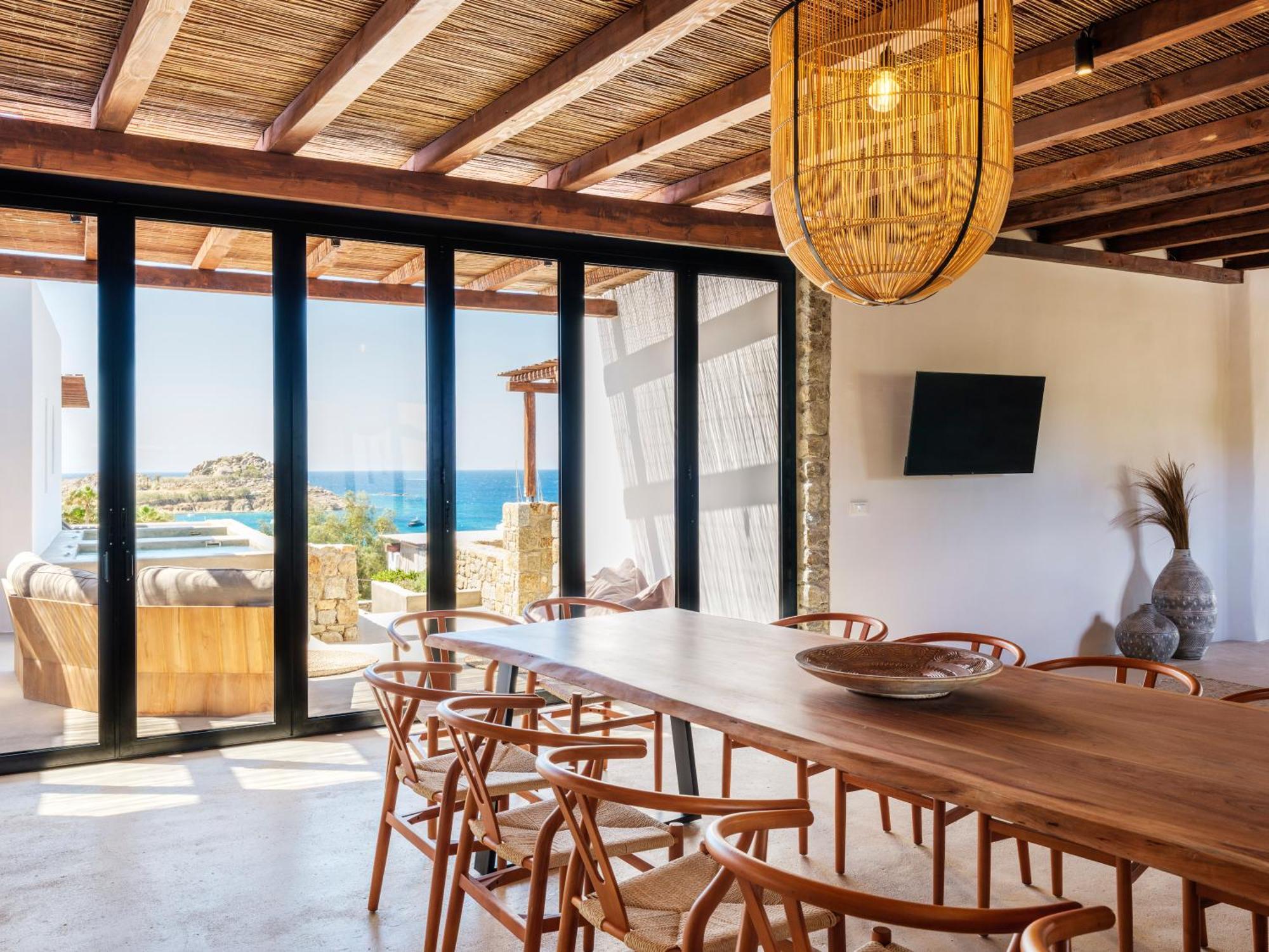 Trinity Mykonos - Beachfront Villa Platys Gialos  Dış mekan fotoğraf