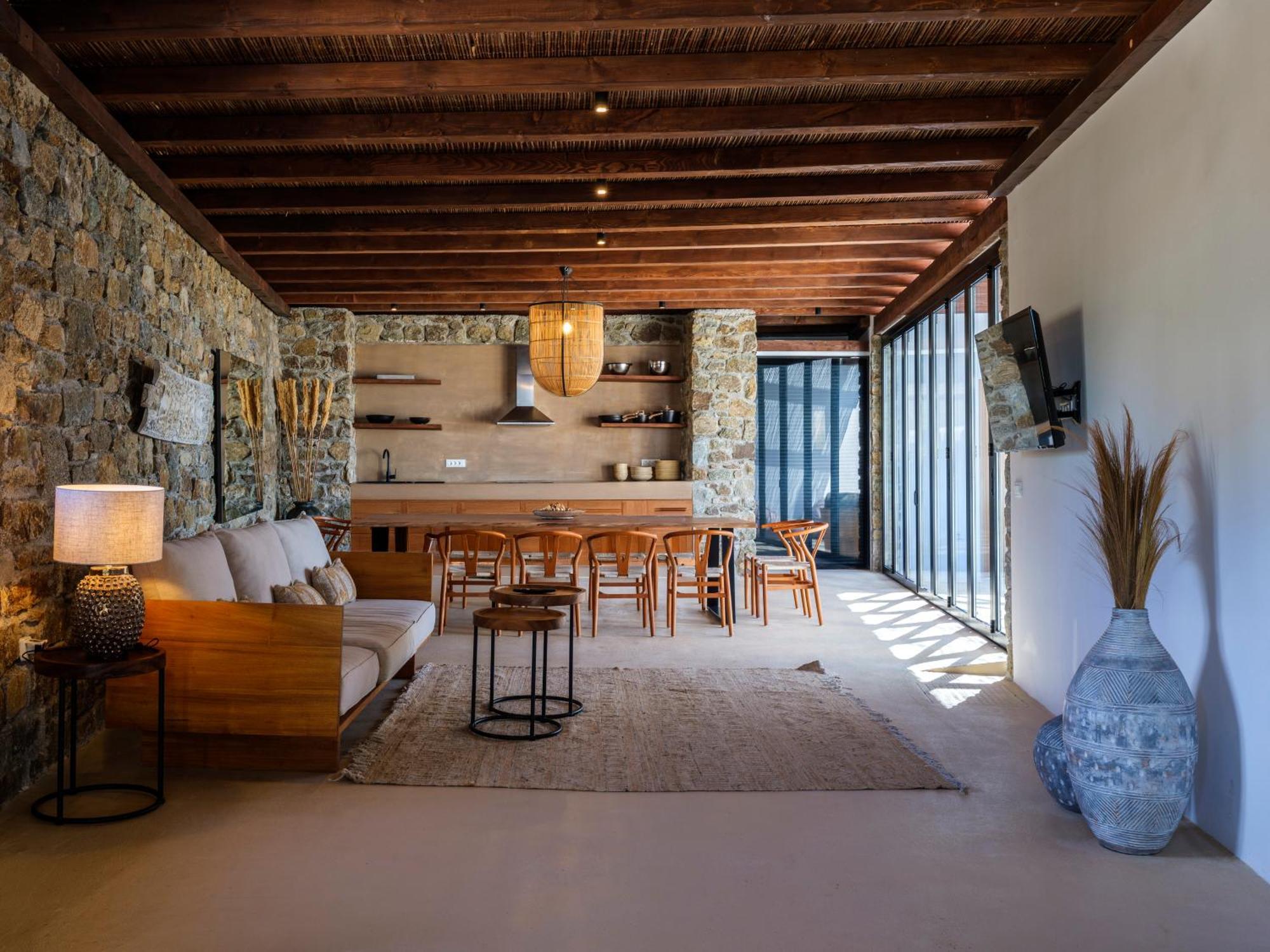 Trinity Mykonos - Beachfront Villa Platys Gialos  Dış mekan fotoğraf
