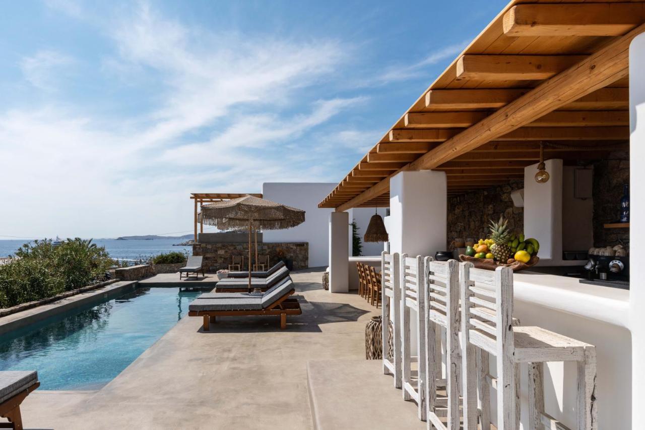 Trinity Mykonos - Beachfront Villa Platys Gialos  Dış mekan fotoğraf