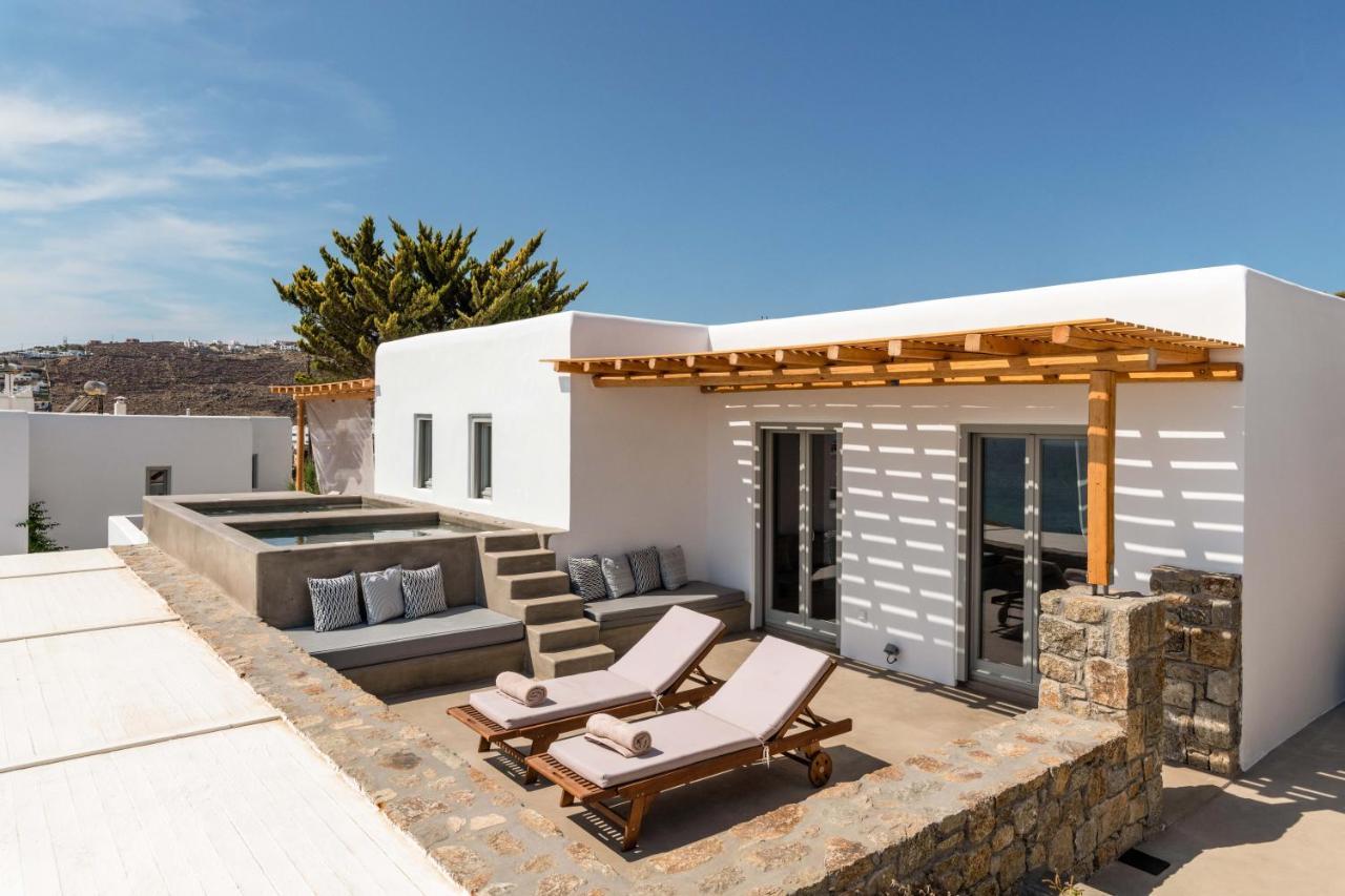 Trinity Mykonos - Beachfront Villa Platys Gialos  Dış mekan fotoğraf