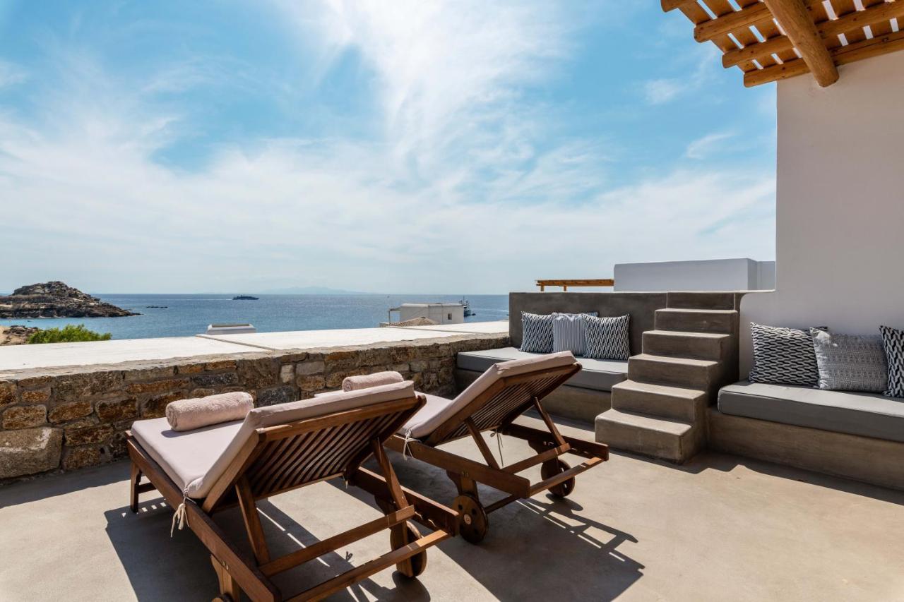Trinity Mykonos - Beachfront Villa Platys Gialos  Dış mekan fotoğraf