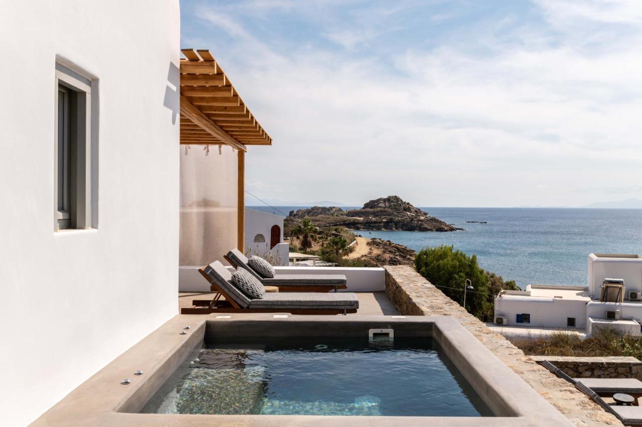 Trinity Mykonos - Beachfront Villa Platys Gialos  Dış mekan fotoğraf