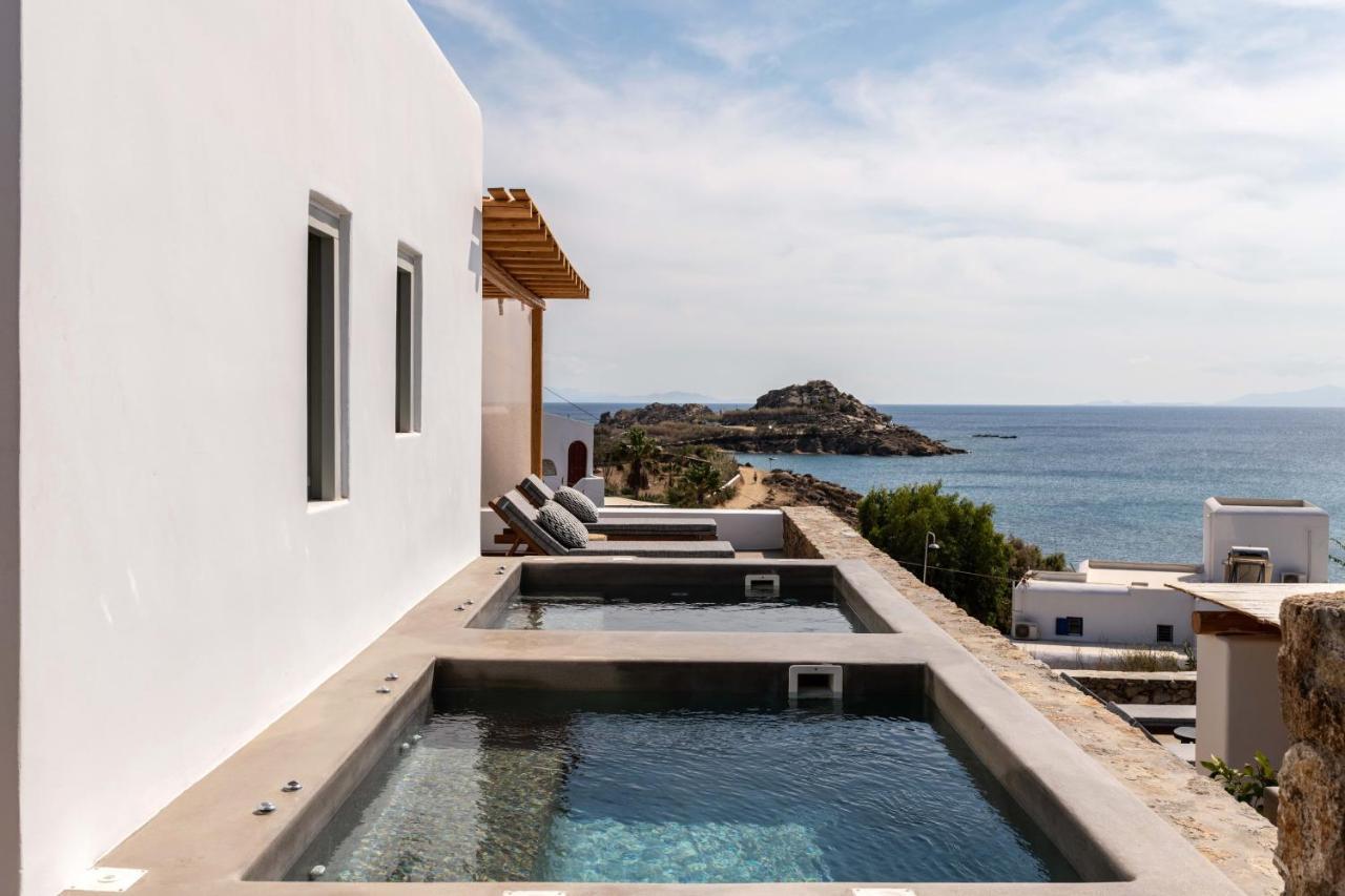 Trinity Mykonos - Beachfront Villa Platys Gialos  Dış mekan fotoğraf