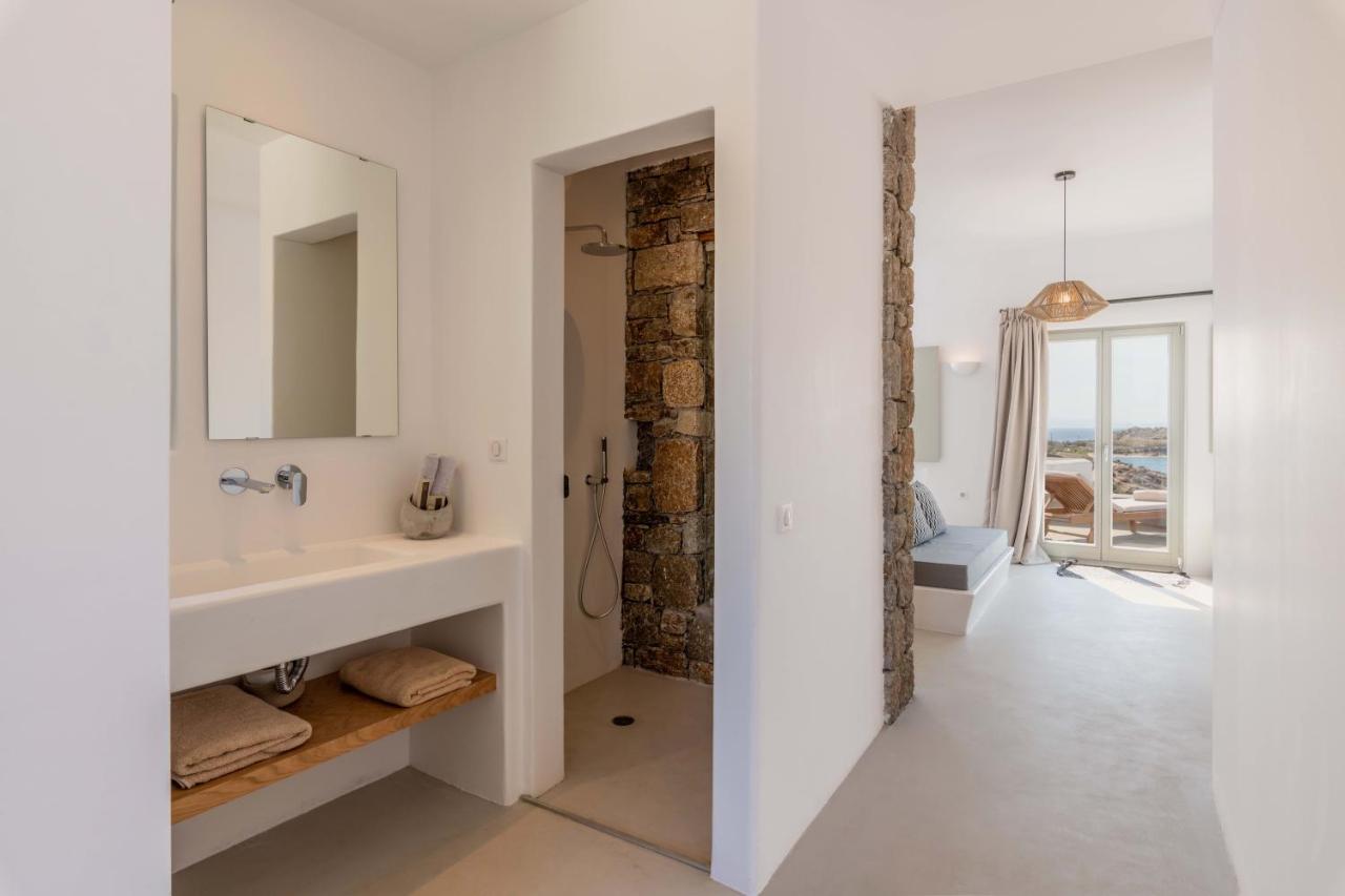 Trinity Mykonos - Beachfront Villa Platys Gialos  Dış mekan fotoğraf
