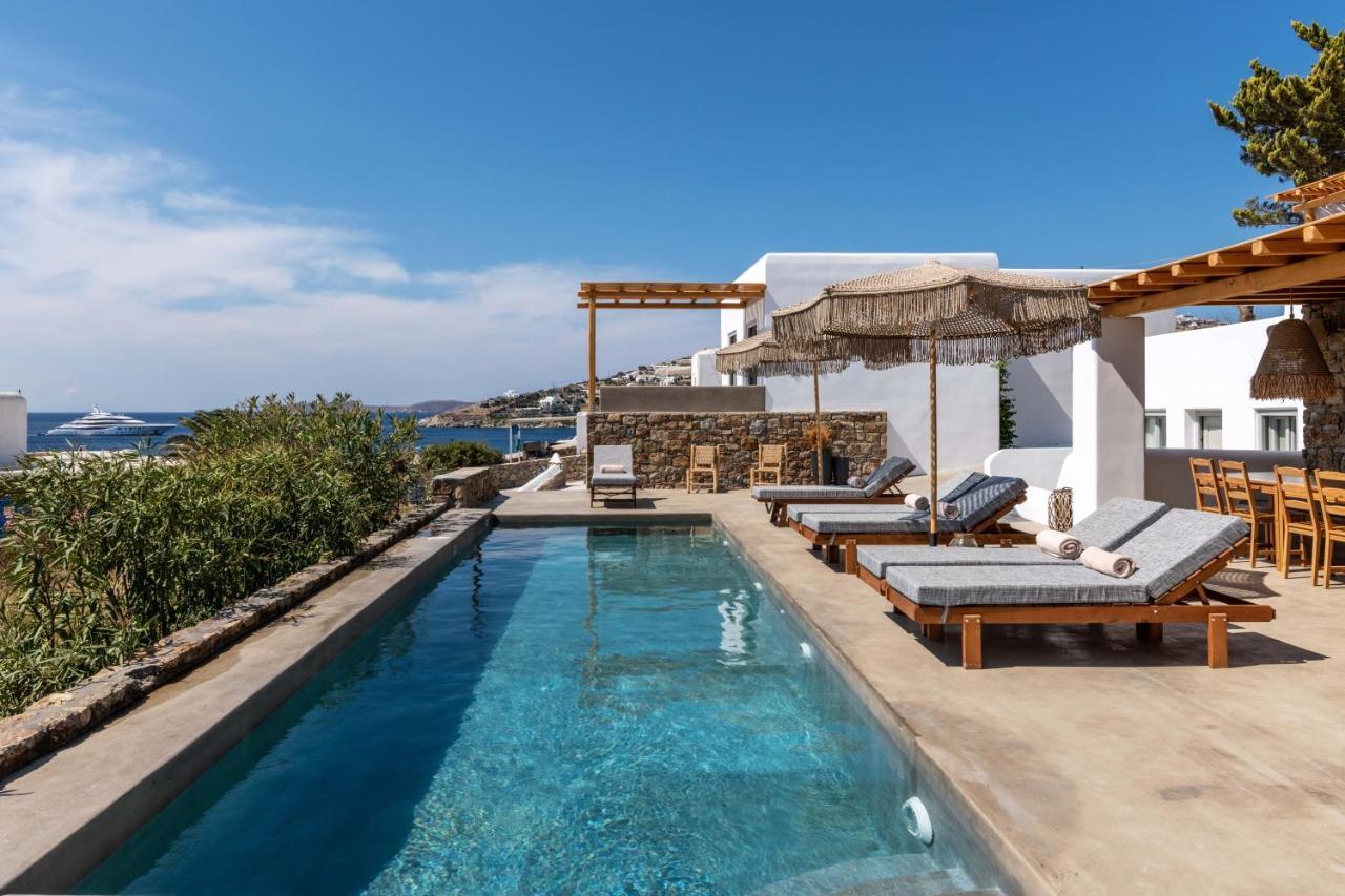 Trinity Mykonos - Beachfront Villa Platys Gialos  Dış mekan fotoğraf