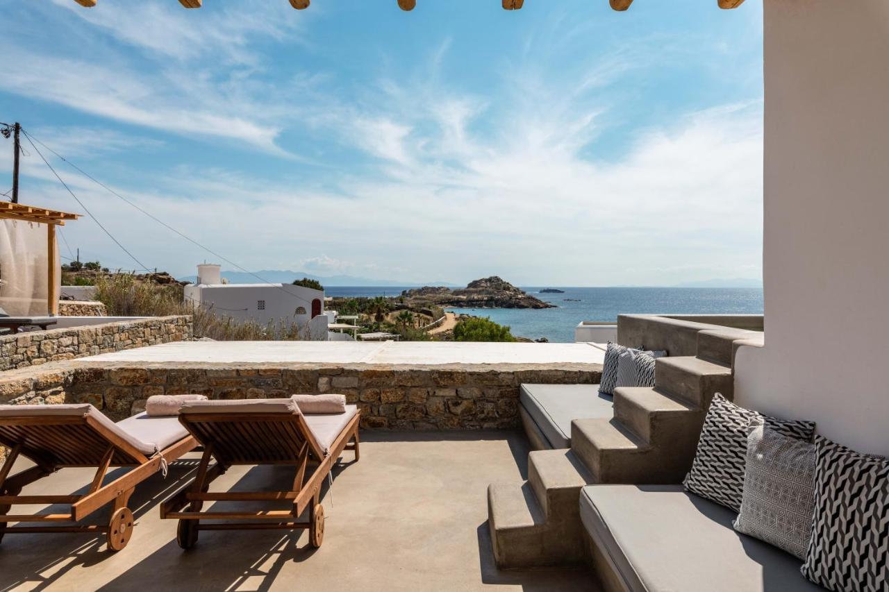 Trinity Mykonos - Beachfront Villa Platys Gialos  Dış mekan fotoğraf