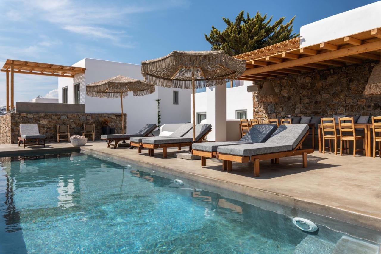 Trinity Mykonos - Beachfront Villa Platys Gialos  Dış mekan fotoğraf