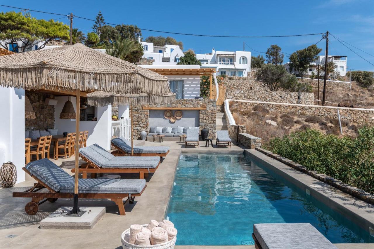 Trinity Mykonos - Beachfront Villa Platys Gialos  Dış mekan fotoğraf