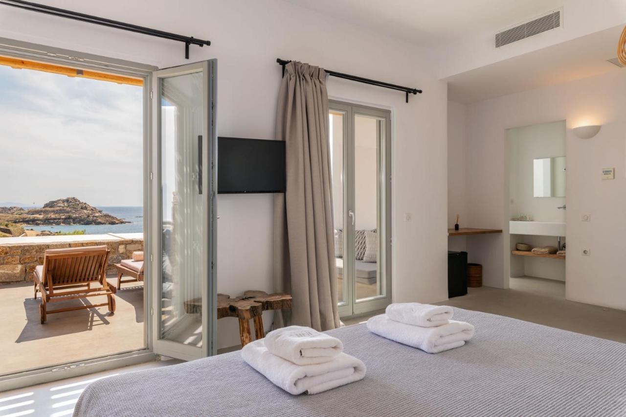Trinity Mykonos - Beachfront Villa Platys Gialos  Dış mekan fotoğraf
